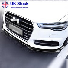 Front Bumper Lip Spoiler Splitter For Audi S6 C7 Facelift Saloon/Avant 2014-2017