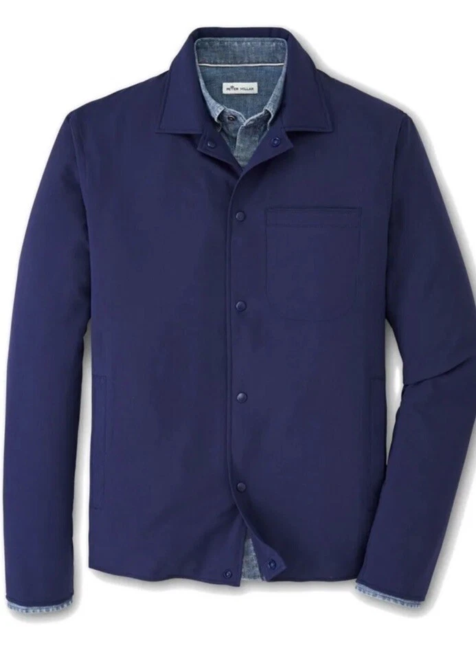 PETER MILLAR “SPRING SOFT” Insulated Blue Jacket Size XXL MSRP $198.