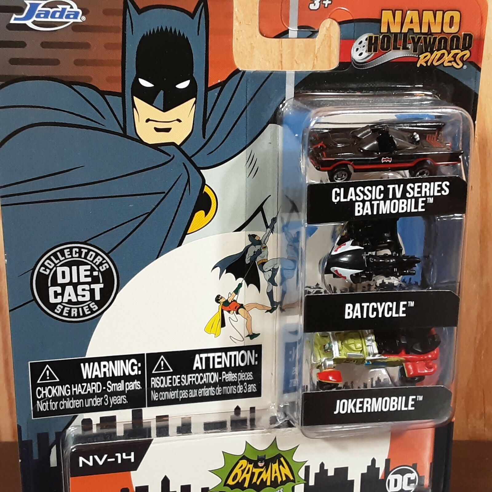 Jada Toys Hollywood Rides Batman Classic Micro Machines New Free Shipping