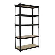 5 Tier Heavy Duty Steel Shelving Unit, 11.8"W X 29.5"D X 59"H Garage Storage Rac