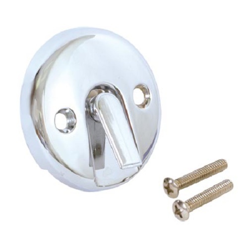 BATHTUB TRIP LEVER OVERFLOW FACE PLATE W/SCREWS CHROME PLATED ZINC eBay