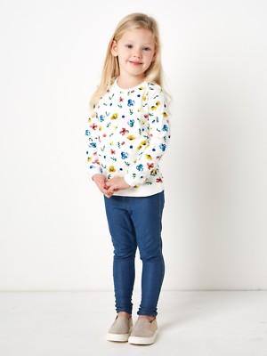 Pullover mit Blümchen Print, Größe ab 104 bis 164 cm,  Sugar Squad