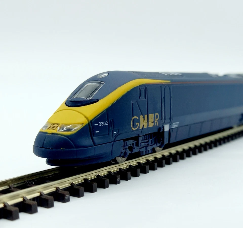N Gauge Scale British Rail GNER EUROSTAR Tunnel Locomotive Train Railway Model - Image 3 of 4