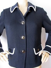 NWT St. John Collection Jacket Women's Size 6 Black Santanna Knit