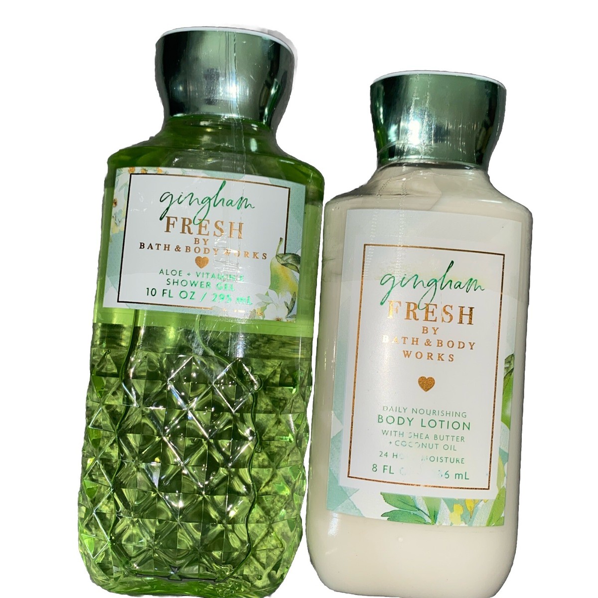 Gingham Fresh Body Lotion 4本セット Bath and body works GINGHAM FRESH SET Body Lotion Shower Gel 8OZ