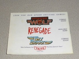 NINTENDO NES BUBBLE BOBBLE INSTRUCTION MANUAL BOOKLET ONLY TAITO