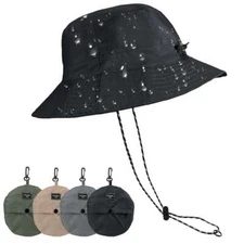 Waterproof Bucket Sun Hat UV Protection Wide Brim Travel Packable Men Women Gift