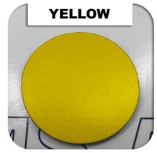 SET OF 4: Yellow + Orange Plastic Letters Titan Grill + Tailgate Guard 16-19