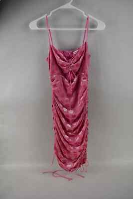 for love and lemons pink velvet dress For Love & Lemons Rose Velvet Mini Dress