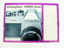 Mamiya 500 DTL Instruction Pamphlet | 28 pg | 1968 | $7 |