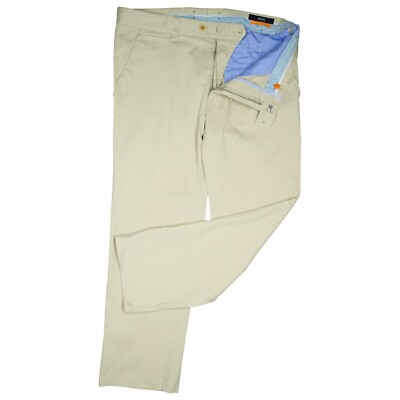 Brax 255 L28 Jeans Pants Beige Men Stretch Ernesto Regular Chino