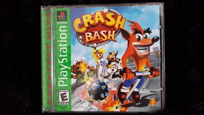 Crash Bash PlayStation 1 PS1 Greatest Hits Video Game Complete DISC near mint !!