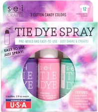 Cotton Candy Tie Dye Spray Kit Ready To Use Non Toxic Fabric Dye For Groups
