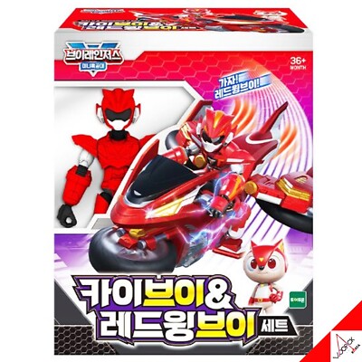 Mini Force V-Rangers KAY-V & REDWING-V Set Figur Fahrrad Spielzeug 2022 Brandneu