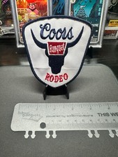 Coors Banquet Rodeo Bull Embroidered Iron On ...