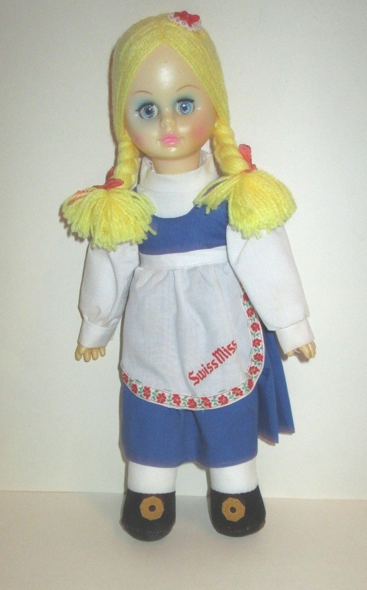 VINTAGE 1990'S SWISS MISS HOT COCOA ADVERTISING MASCOT CLOTH