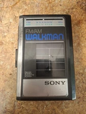Sony Walkman WM-F41 FM/AM Stereo Cassette Player - Black. Restored