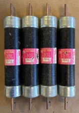 BUSSMAN FRS-R-90 FUSETRON FUSE, 90 A, 600V AC, CLASS RK5, TIME DELAY, *LOT OF 4*