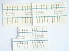 E. Fiedler, Geneva, Wristwatch Hands 53 Nos, Hour And Minute Watch Hands