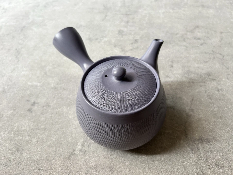 Tokoname ware Pottery Japanese Teapot Purple clay Tobikanna Kyusu 300ml Japan - Image 2 of 4