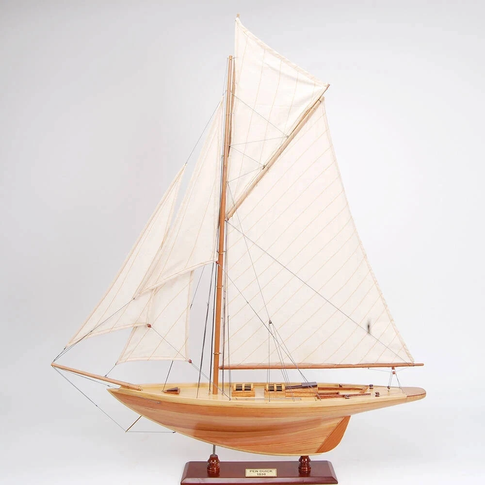 木制帆船模型古董模型船| eBay