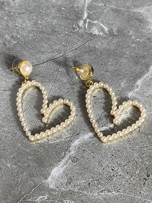 Heart Gold Woman Earrings Gold Plated
