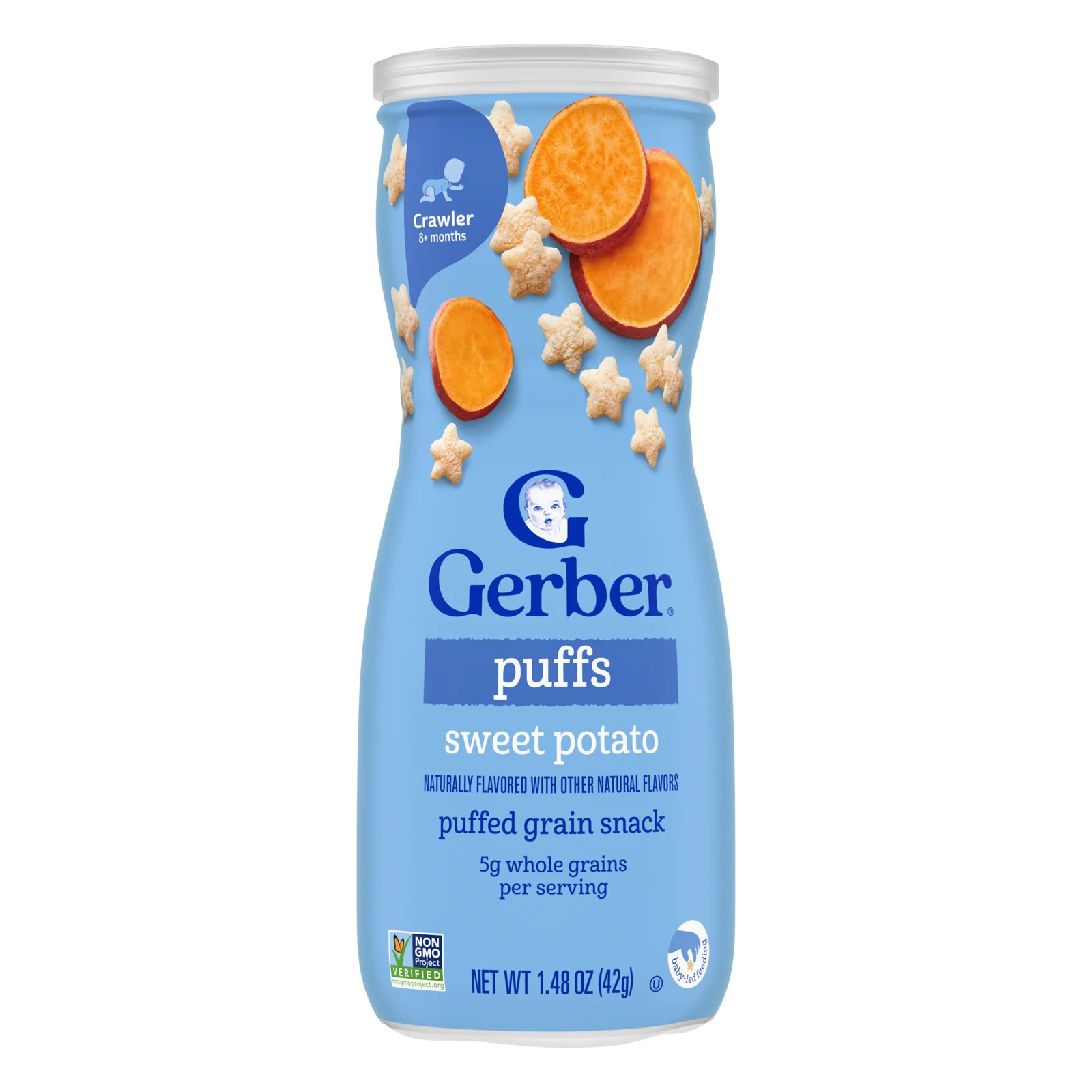 Snacks for Baby, Grain & Grow, Puffs, Puffed Grain Snack, 8+ Months, Sweet