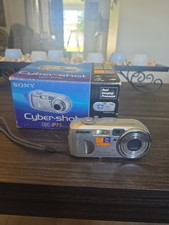 Sony Cybershot Digital Camera Parts Or Repair DSC-P73 4.1MP Silver