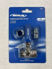 Merlin Air Compressor Shut Off Valve Kit  1/2 In. To 3/8 In #63555