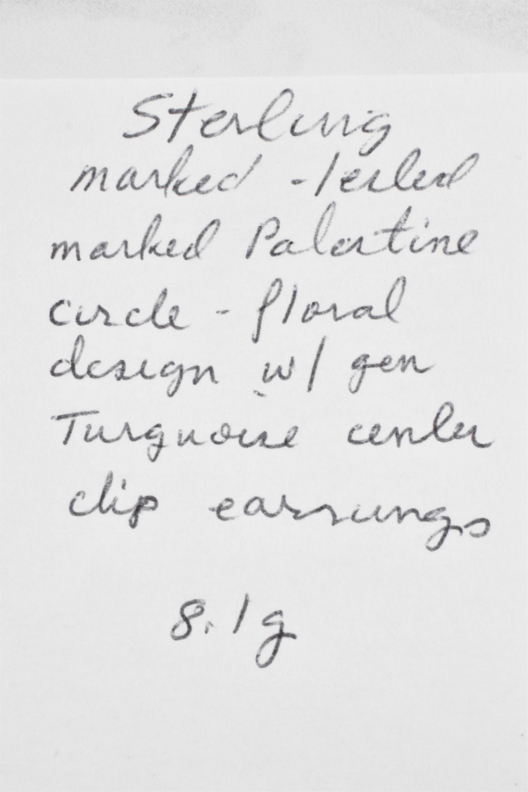 Solid 935 Silver Earrings from Palestine with Gen… - image 11