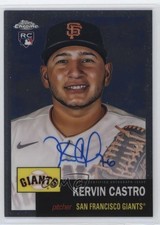 2022 Topps Chrome Platinum Anniversary Kervin Castro #CPA-KC Auto 14im