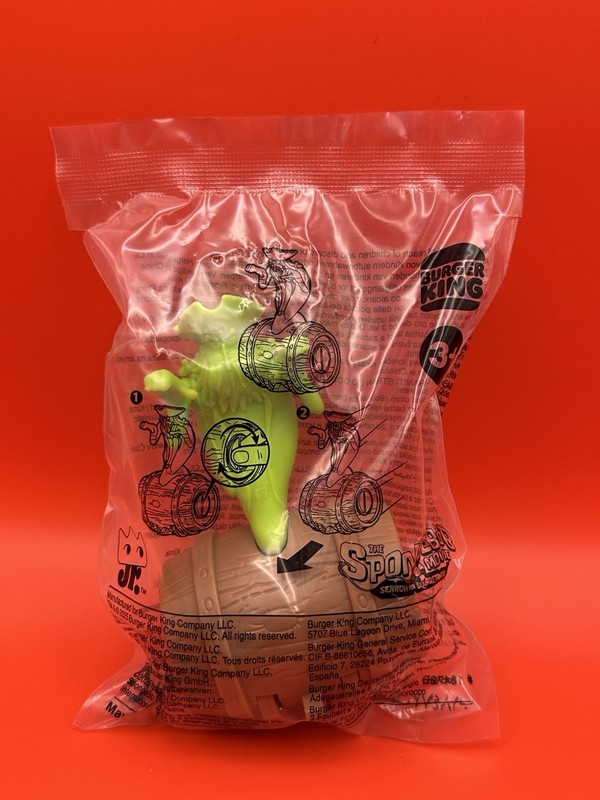 Flying Dutchman SpongeBob SquarePants 2025 Burger King Jr Kids Meal Toy New 🍍