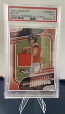 2024 Panini Absolute - Absolute Rookie Materials Bo Nix #ARM-BNX (MEM, RC)