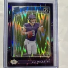 2024 Donruss Optic JJ MCCARTHY Purple Shock Rated Rookie RC Color Match 🔥