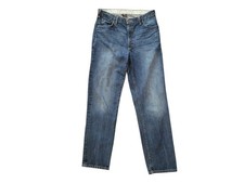 Lands' End Men's Straight-Leg Faded Blue Jeans