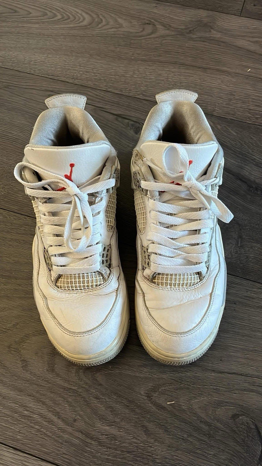 Men’s White Oreo Jordan 4 Size 8.5