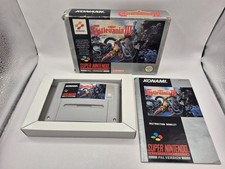 Super Castlevania IV Nintendo Snes Game Boxed With Manual