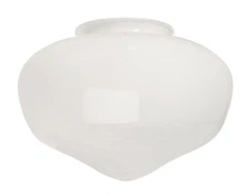 Craftmade K068 White 9"W Light Kit Shade For Craftmade Ceiling Fans
