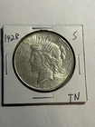 1928 S Peace Silver Dollar $1 Nice AU+/UNC Better Date San Francisco Mint