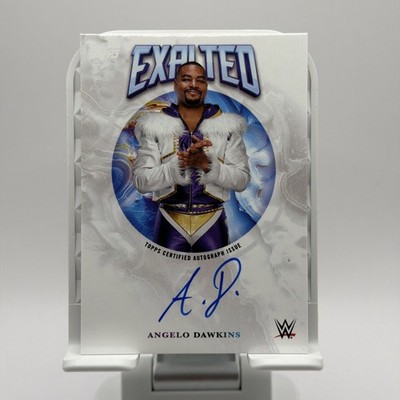 2025 Topps Exalted WWE Auto Angelo Dawkins