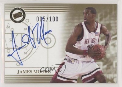2004-05 Press Pass Gold 5/100 James Moore Auto 1o3