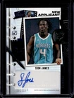 2025-26 Topps Sion James New Applicants Auto Autograph RC Rookie #NA-SJ Hornets