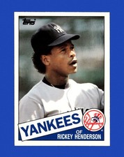 1985 Topps Traded Set-Break # 49T Rickey Henderson NM-MT OR BETTER *GMCARDS*