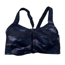 Victoria's Secret Knockout Front-Close Sports Bra Dreamy Zebra Size 32DD