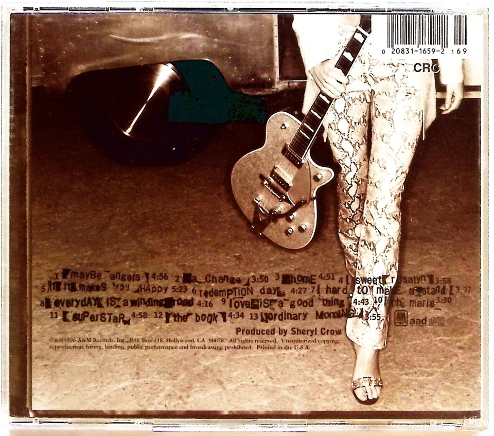 SHERYL CROW SHERYL CROW A&M RECORDS CD 7751 - Image 2 of 4