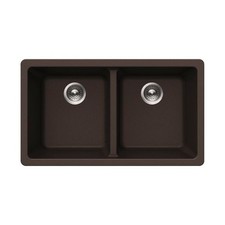 Houzer M-300U MOCHA Quartztone 31" Granite Composite Undermount Kitchen Sink