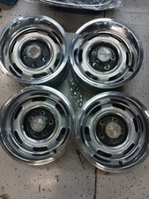 1966 1967 1968 Pontiac Gto 14 X 7 Rally 1 Wheels Caps Rings Used A Short Time