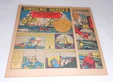 1941 JOHN WEATHERBY three page cartoon story