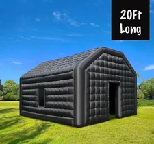 Giant 20 FT Inflatable Party Tent with air blower for party events - black
