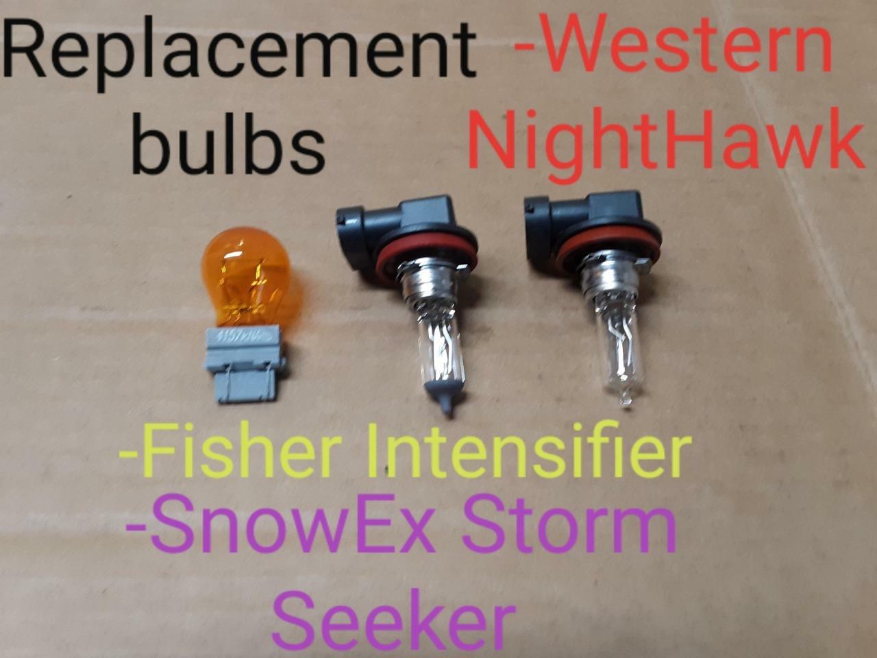 Western/Fisher/SnowEX Snow Plow Light Replacement Bulbs Halogen *2nd Generation eBay